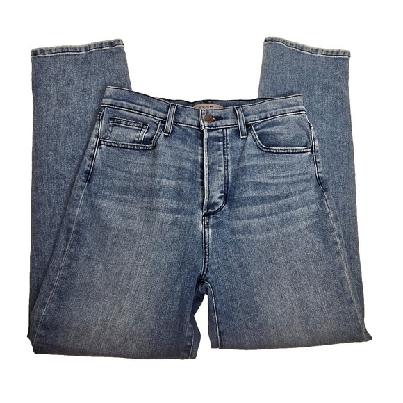 Joe's Jeans Denim - Joes Jeans The OG Cara High Rise Straight Leg Blue Denim Jeans 28 Button Fly
